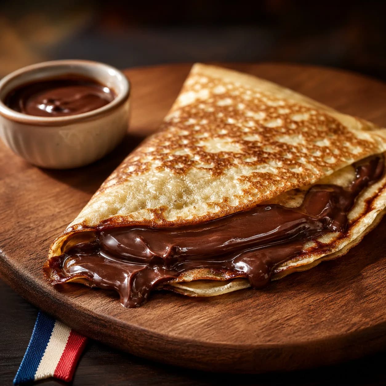 Homemade dark chocolate French crêpe, OhLaLa Crêpes Canggu Bali