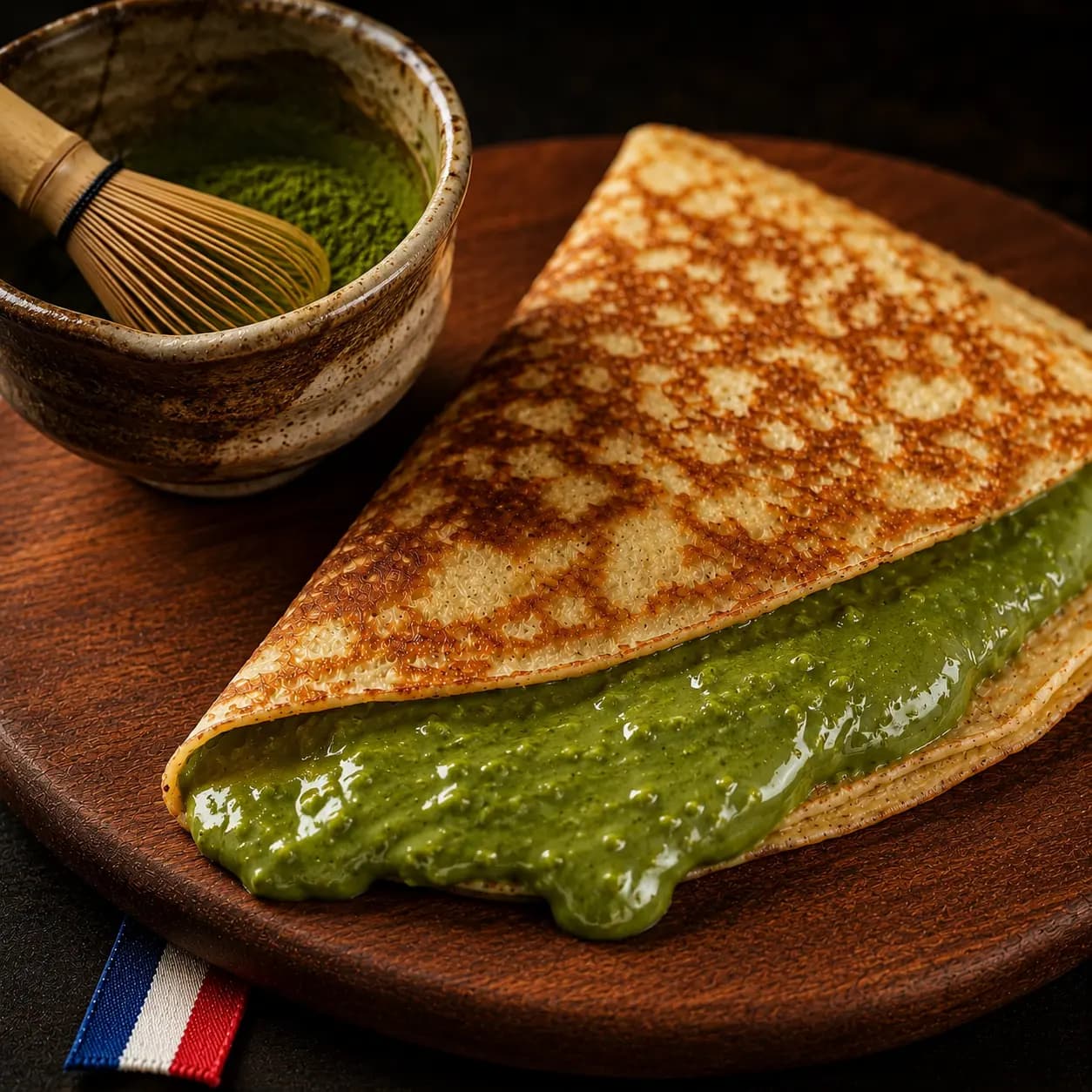 Matcha crunchy French crêpe, OhLaLa Crêpes Canggu Bali